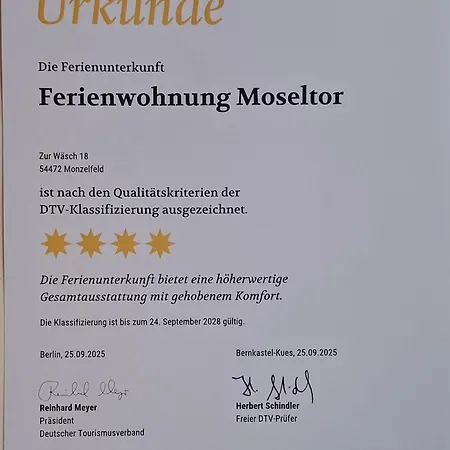 Apartman Moseltor Monzelfeld